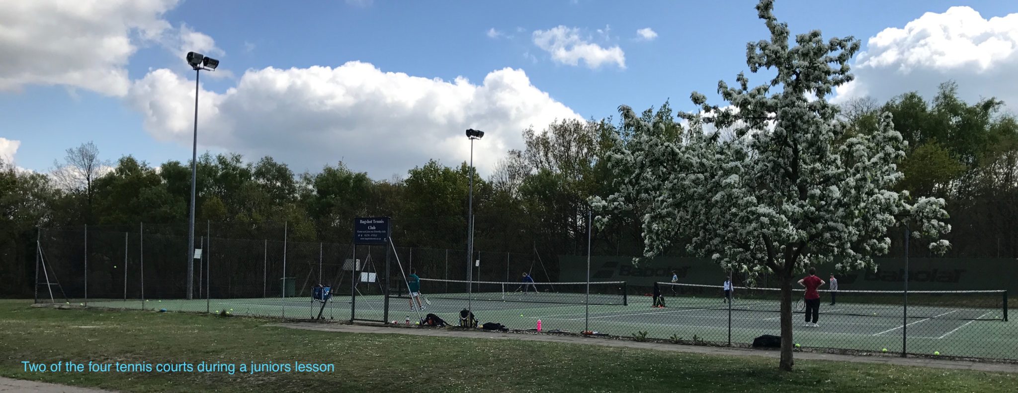 Bagshot tennis courts