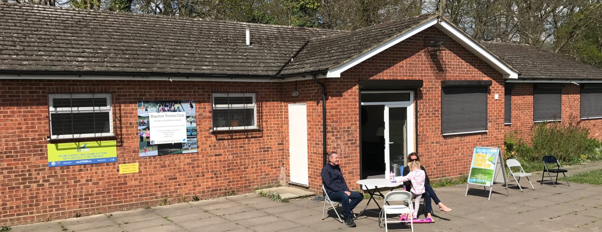 Outside space at Bagshot playing fields